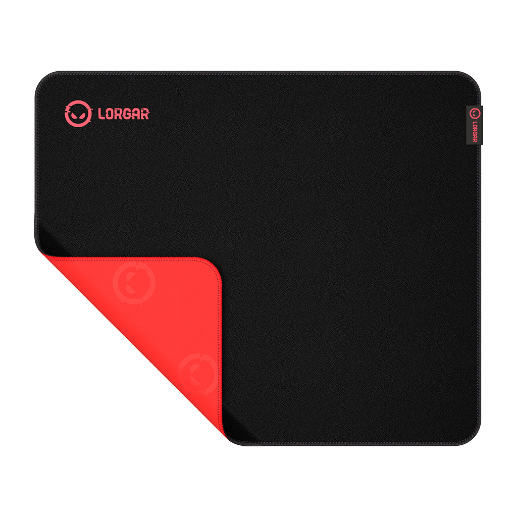 Lorgar Main 325 Gaming mouse pad Precise control surface Red anti-slip rubber base size: 500mm