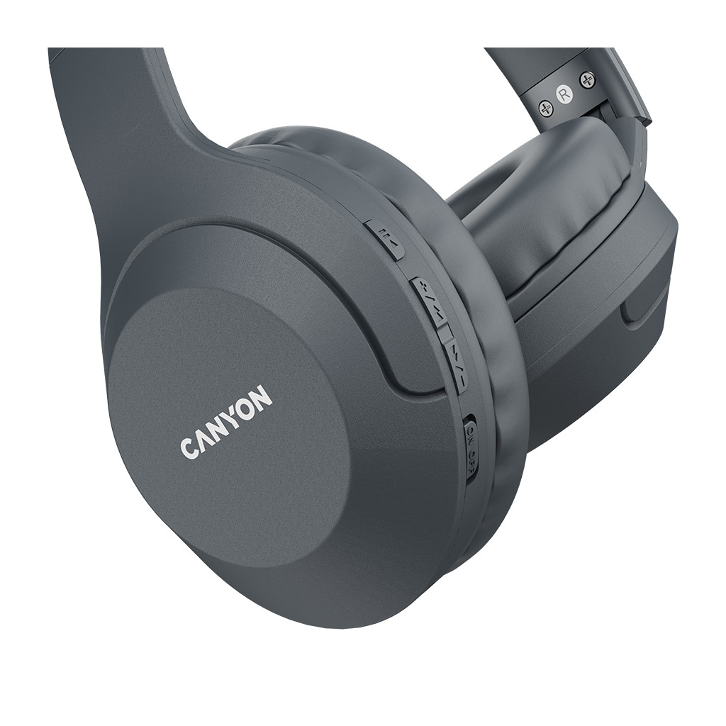 CANYON BTHS-3 Canyon Bluetooth headsetwith microphone BT V5.1 JL6956 battery 300mAh Type-C charging plug PU - Image 4