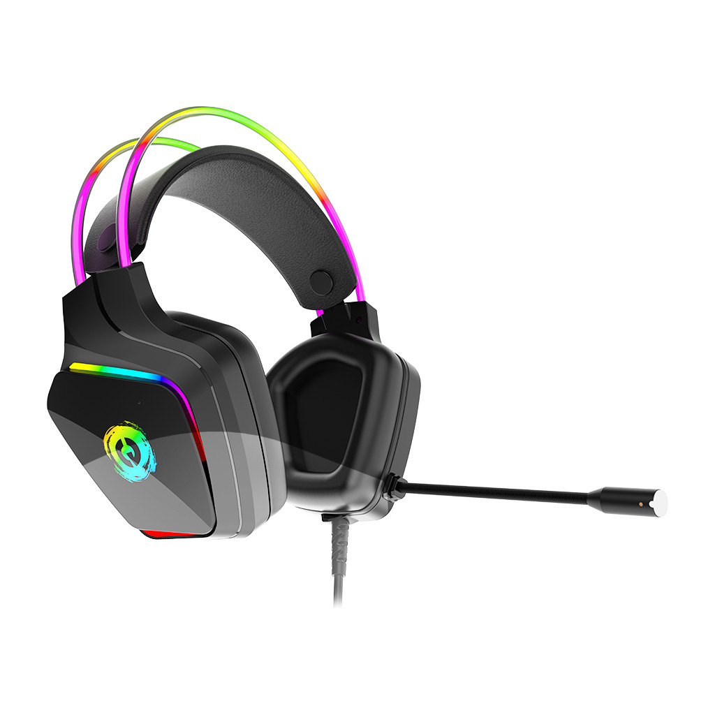 CANYON Darkless GH-9A RGB gaming headset with Microphone Microphone frequency response: 20HZ~20KHZ  ABS+ PU - Image 2