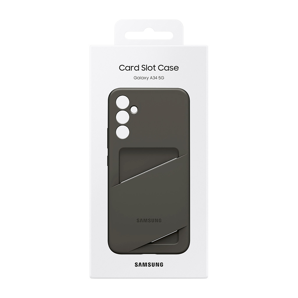 Samsung Galaxy A34 Card Slot Case Black - Image 4