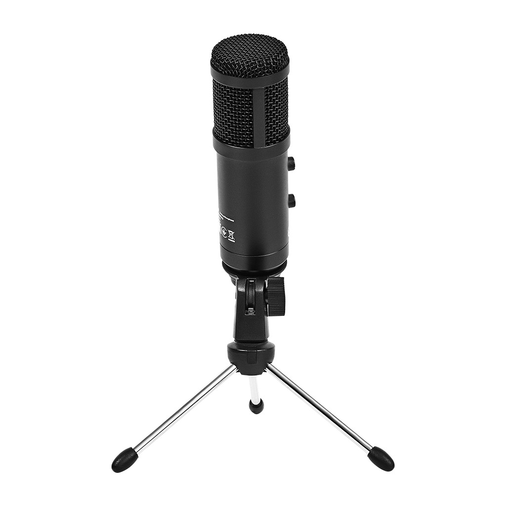 LORGAR Soner 313 Gaming Microphone USB condenser microphone with Volume Knob & Echo Knob Frequency