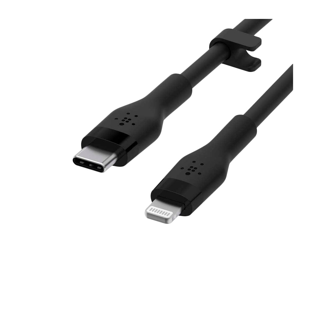 BELKIN USB-C TO LTG SILICONE 2M BLK