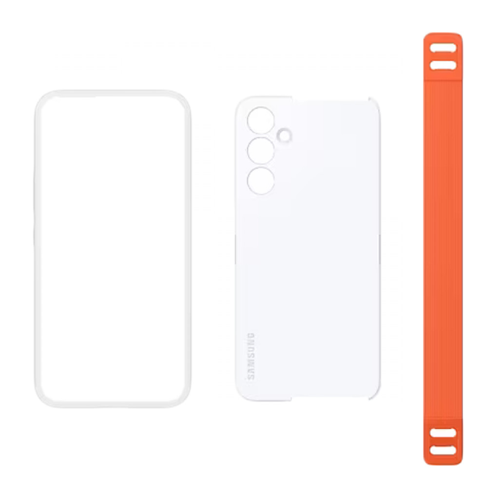 Samsung Galaxy A54 Haze Grip Case White - Image 4