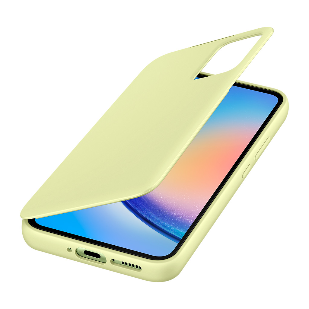 Samsung Galaxy A34 Smart View Wallet Case Lime - Image 4