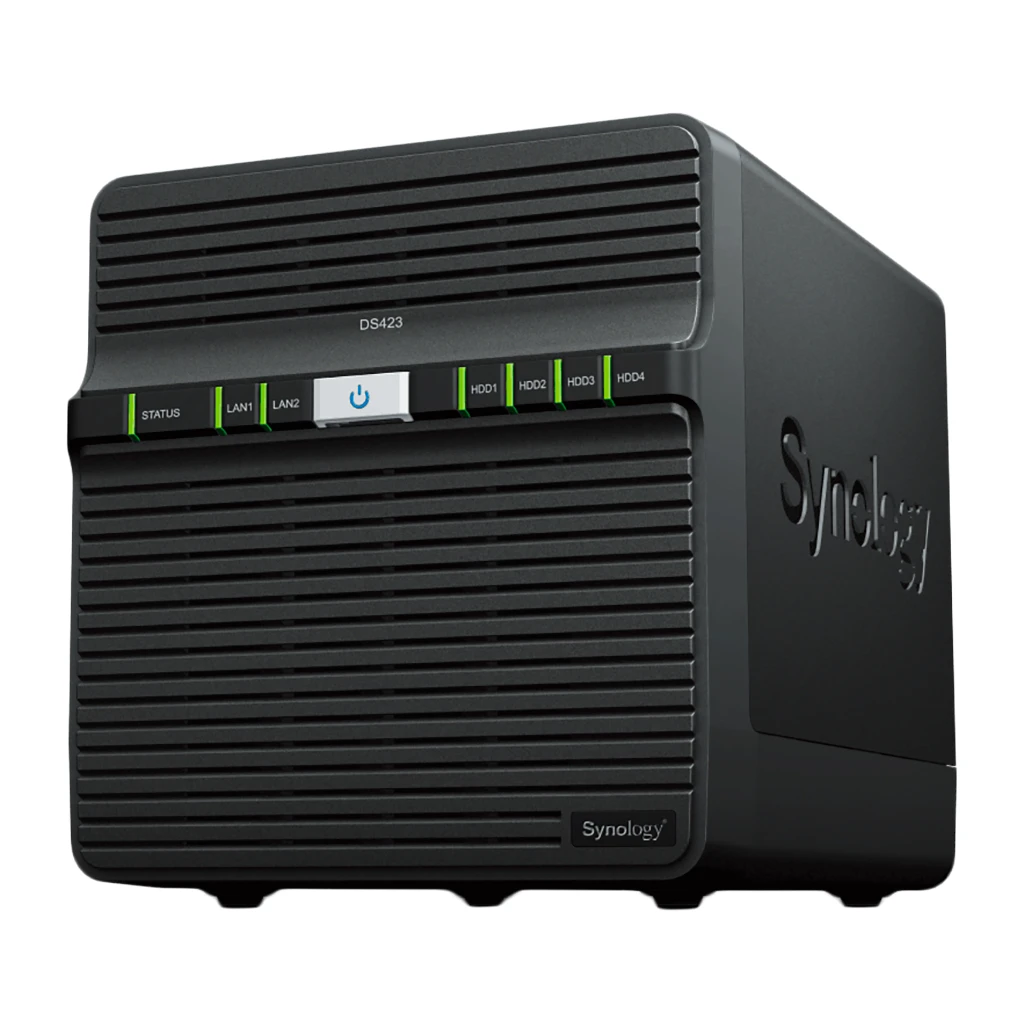 Synology DiskStation DS423 Tower 4-Bays 3.5'' SATA HDD/SSD CPU 4-core 1.7 GHz 2 GB DDR4