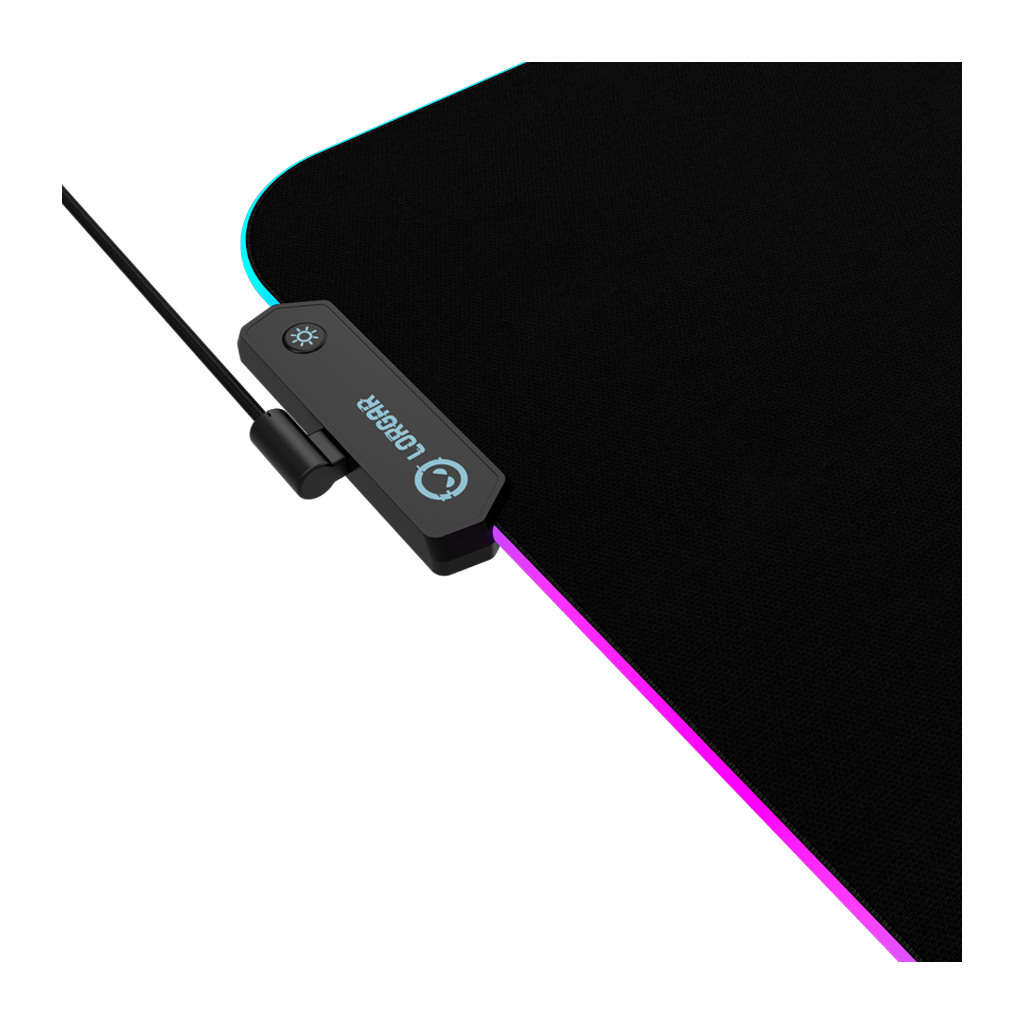 Lorgar Steller 919 Gaming mouse pad High-speed surface anti-slip rubber base RGB backlight USB connection - Image 2