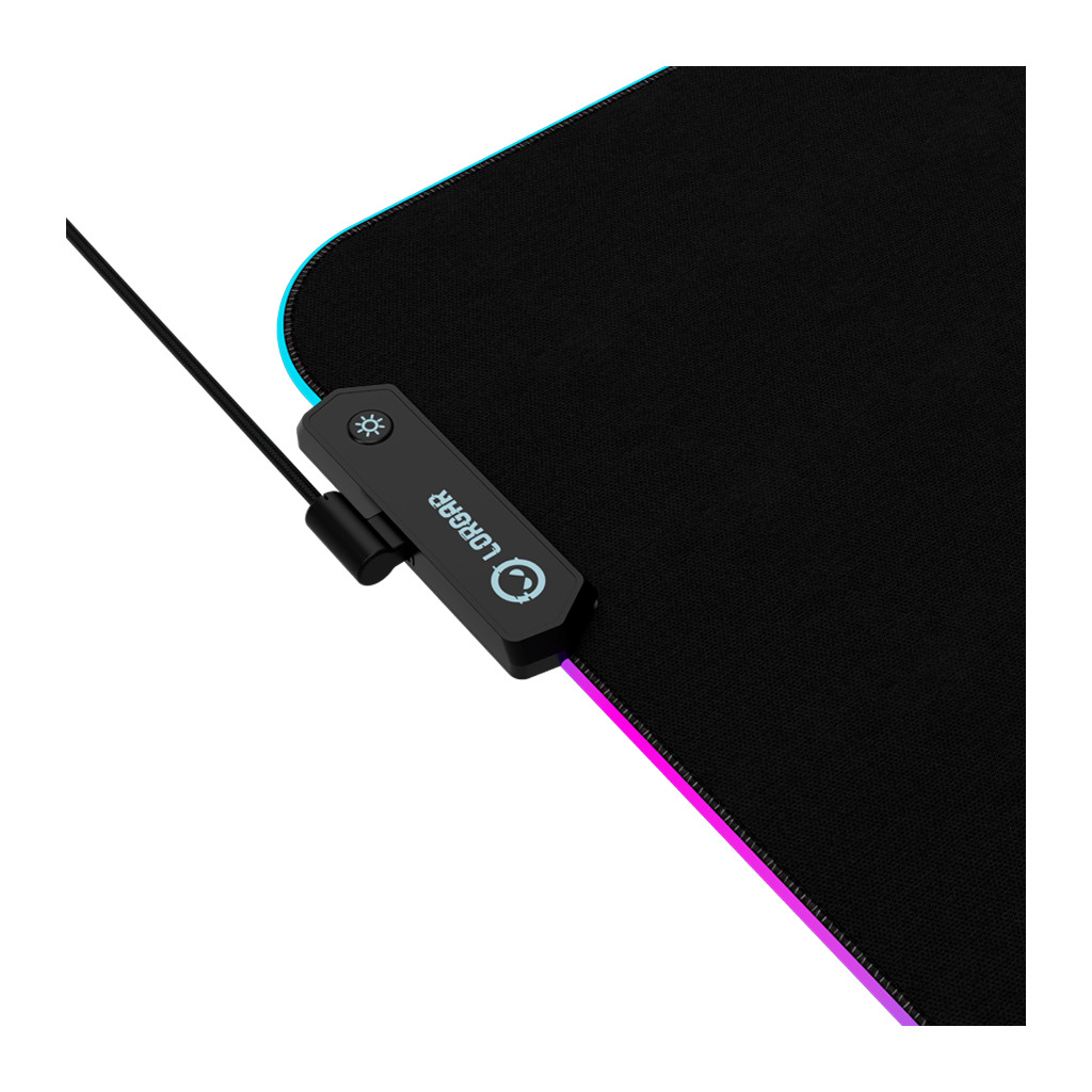 Lorgar Steller 913 Gaming mouse pad High-speed surface anti-slip rubber base RGB backlight USB connection