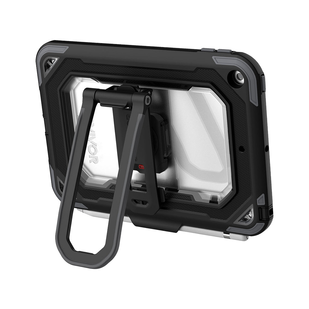 Griffin Survivor All-Terrain for iPad Mini - Black/Gray/Clear B2B Anitmicrobial Version - Image 2