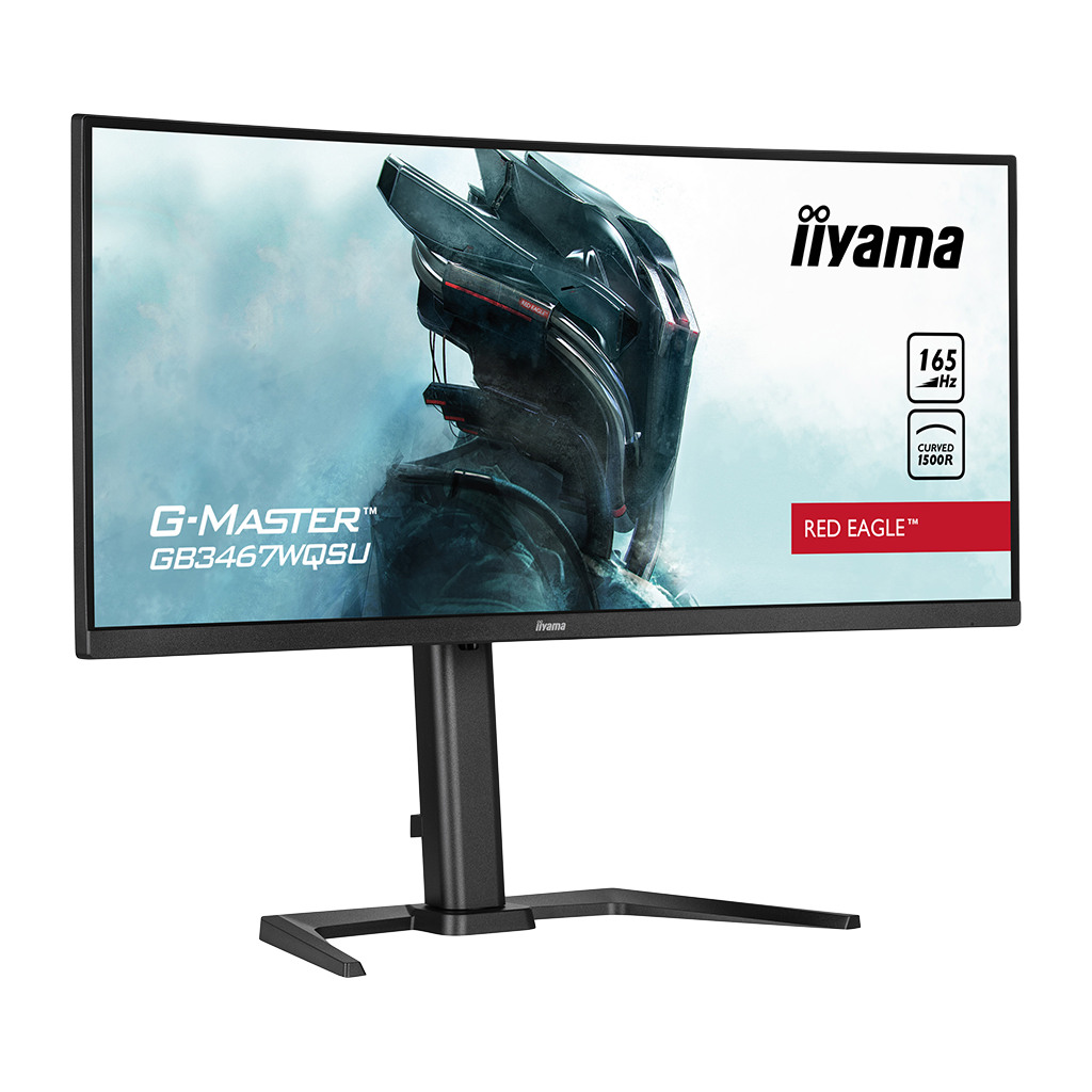 IIYAMA Monitor GB3467WQSU-B5 Gaming 34" UW ETE VA-panel Curved Gaming 1500R G-Master Red Eagle 3440x1440@165Hz