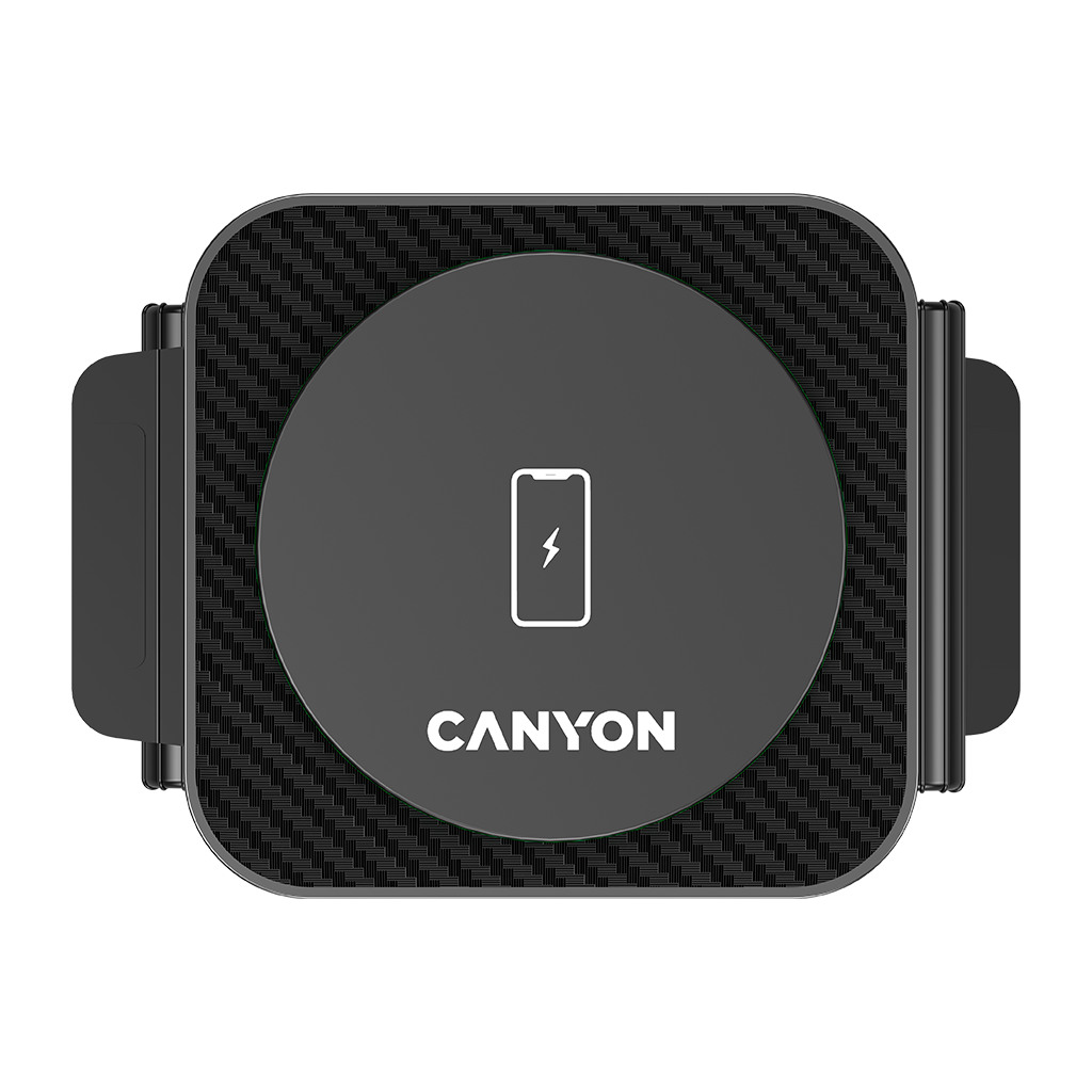 CANYON WS-305 Foldable 3in1 Wireless charger with case touch button for Running water light Input