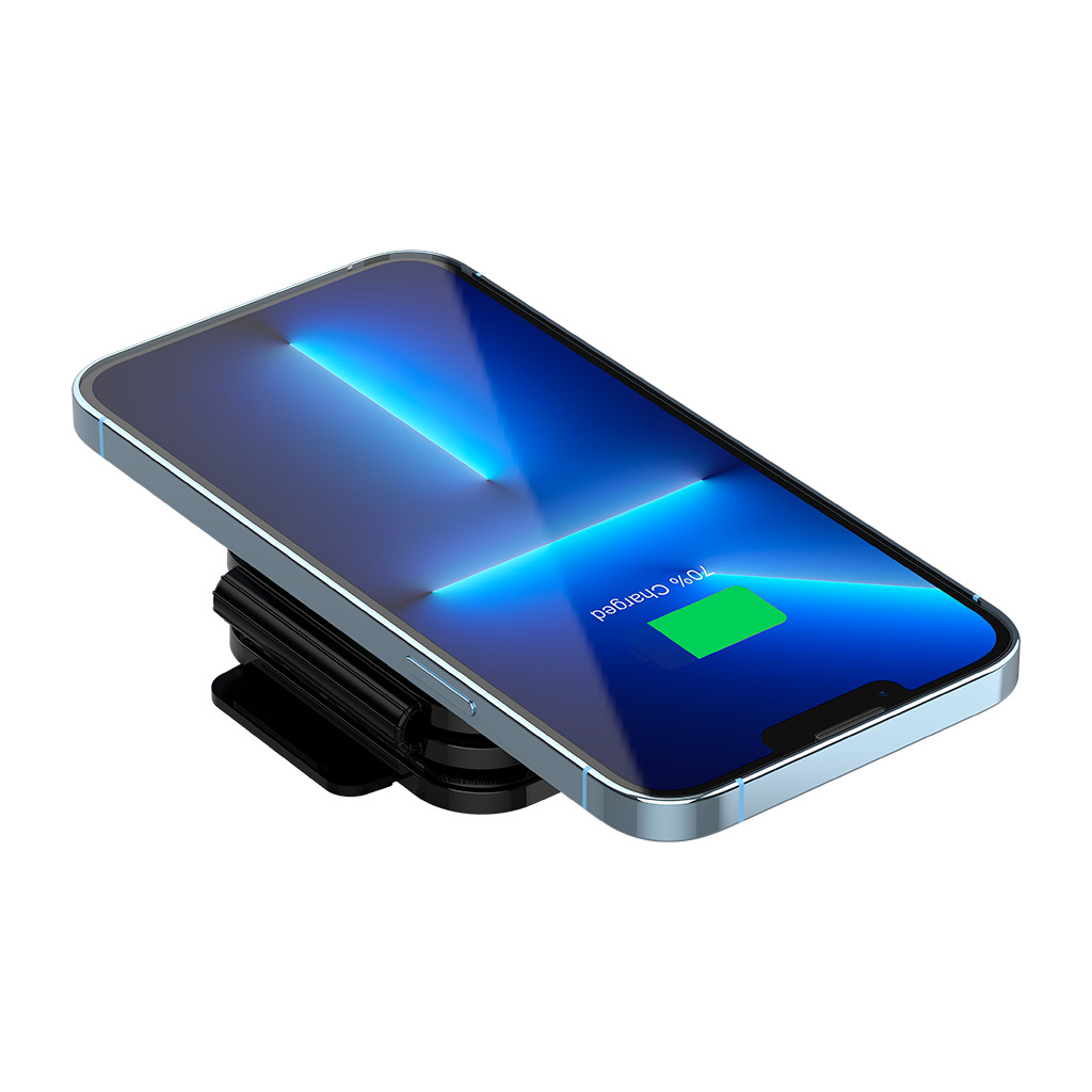 CANYON WS-305 Foldable 3in1 Wireless charger with case touch button for Running water light Input