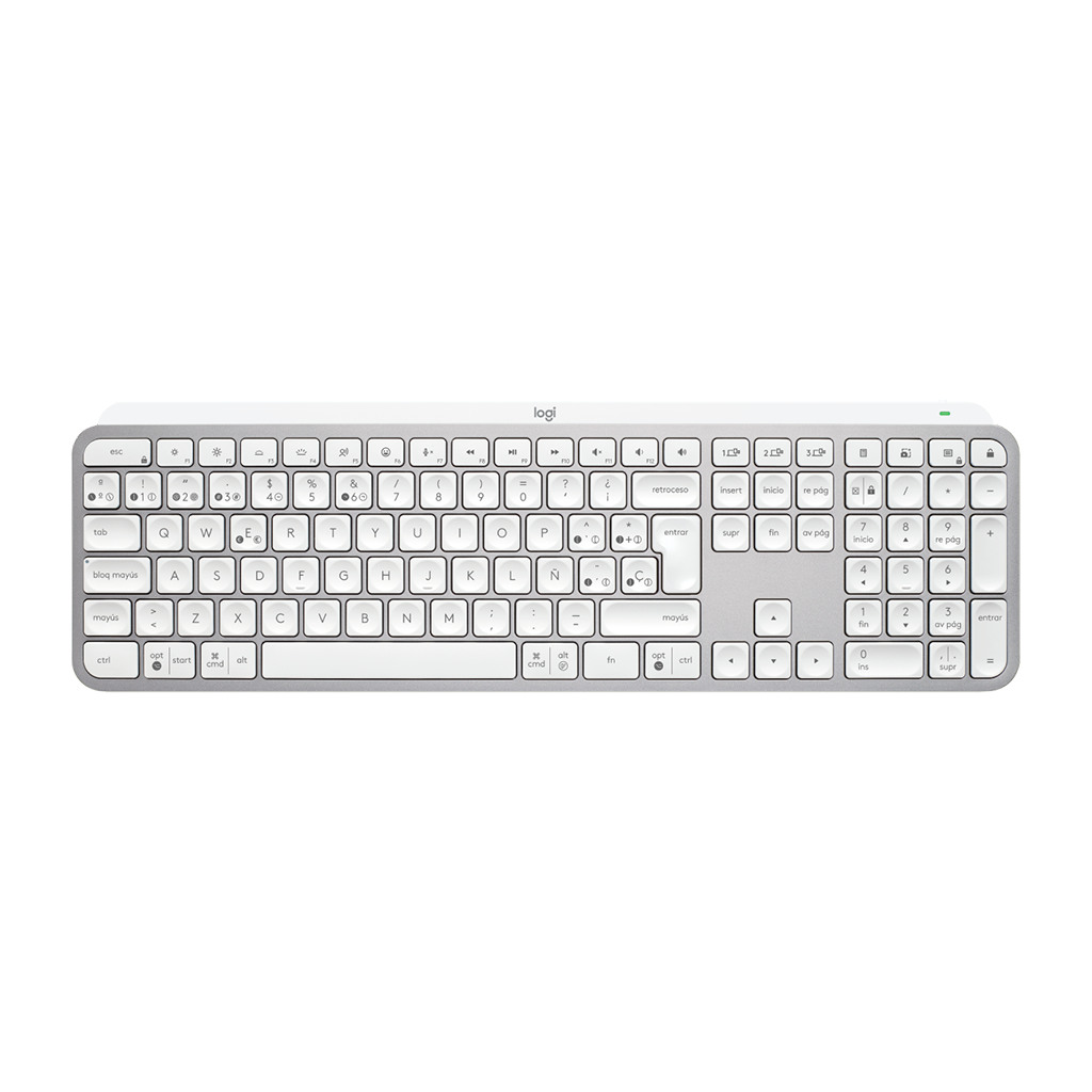 LOGITECH MX Keys S Bluetooth Tastatura, Pale Grey, US Int'l Layout, Backlit