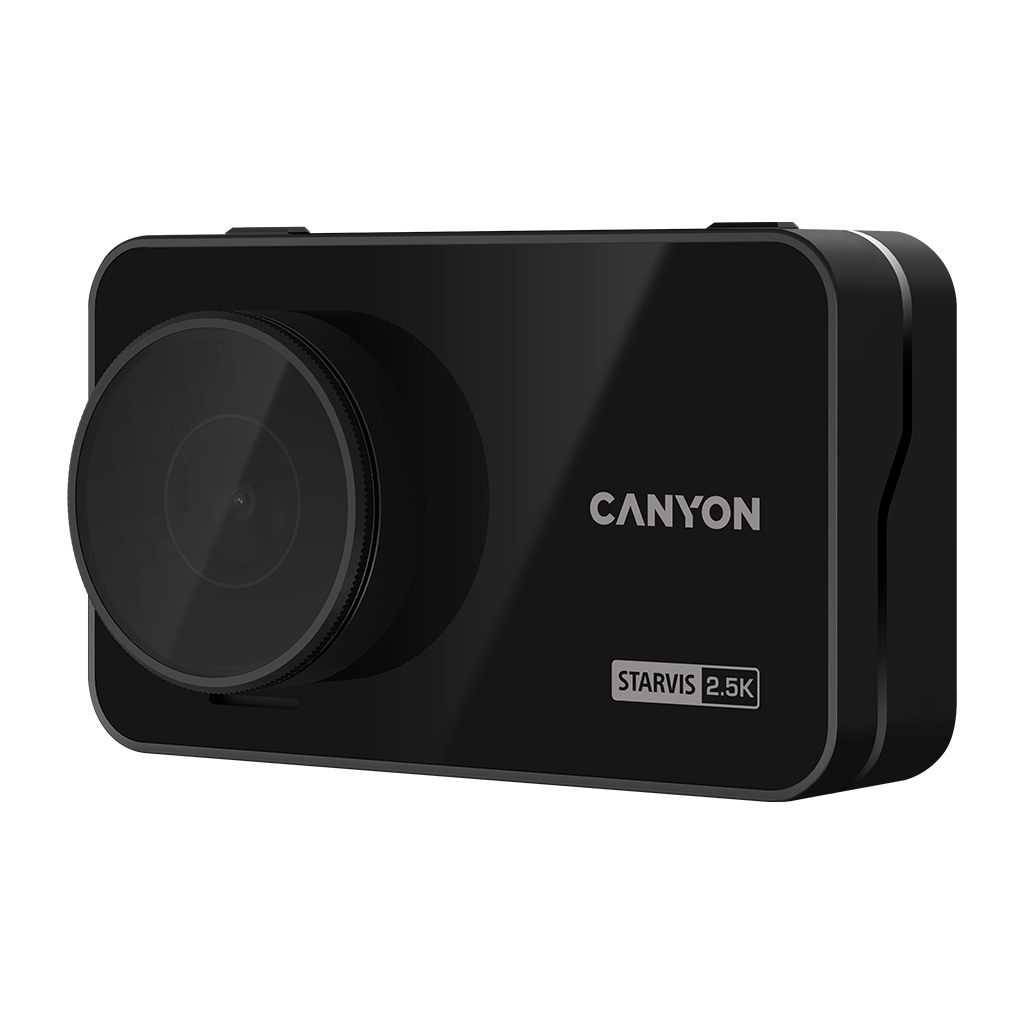 CANYON car recorder DVR25GPS WQHD 2.5K 1440p Wi-Fi GPS Black