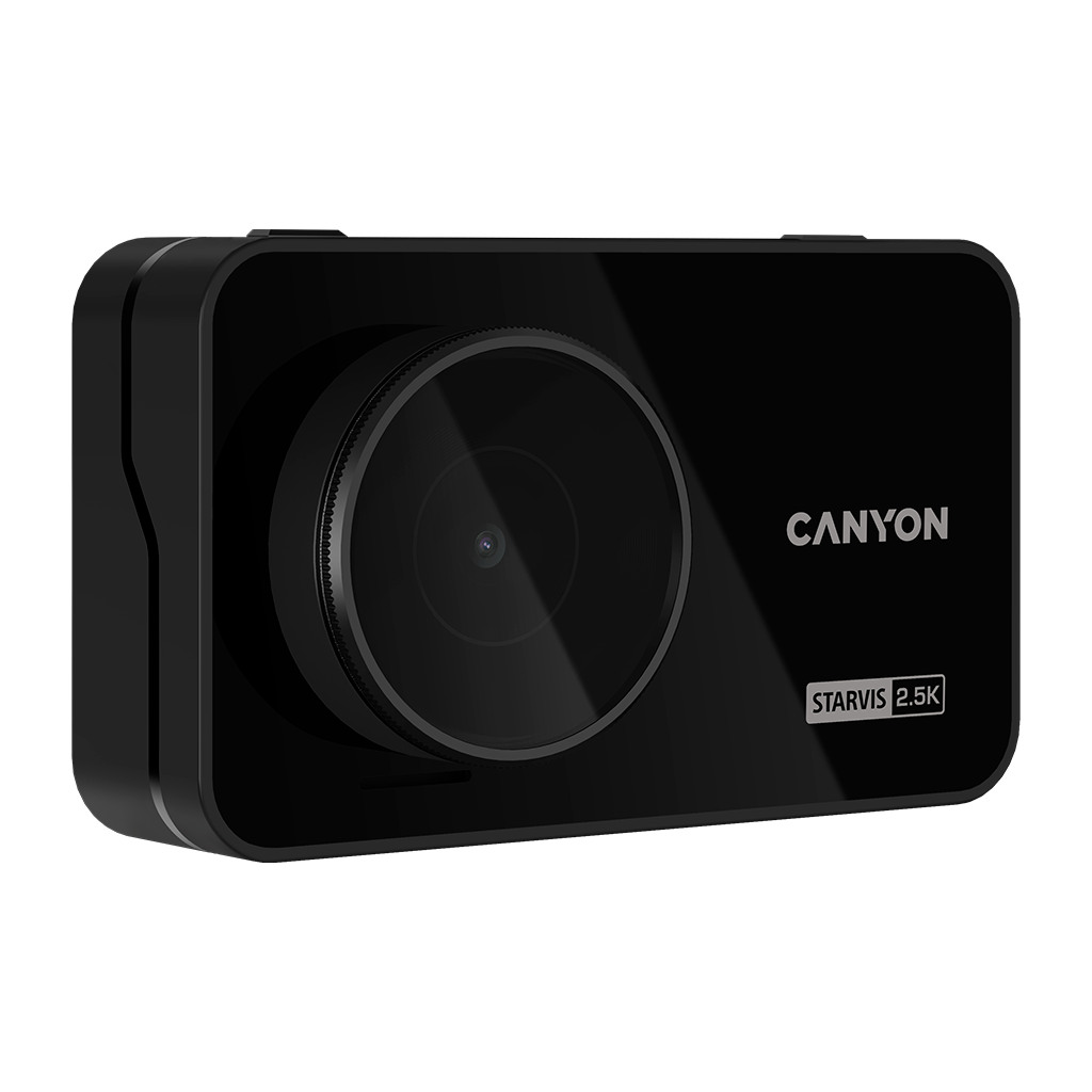 CANYON car recorder DVR25GPS WQHD 2.5K 1440p Wi-Fi GPS Black