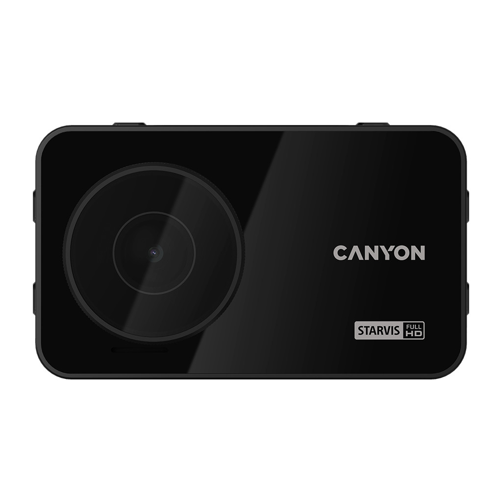 CANYON car recorder DVR10GPS FullHD 1080p Wi-Fi GPS Black