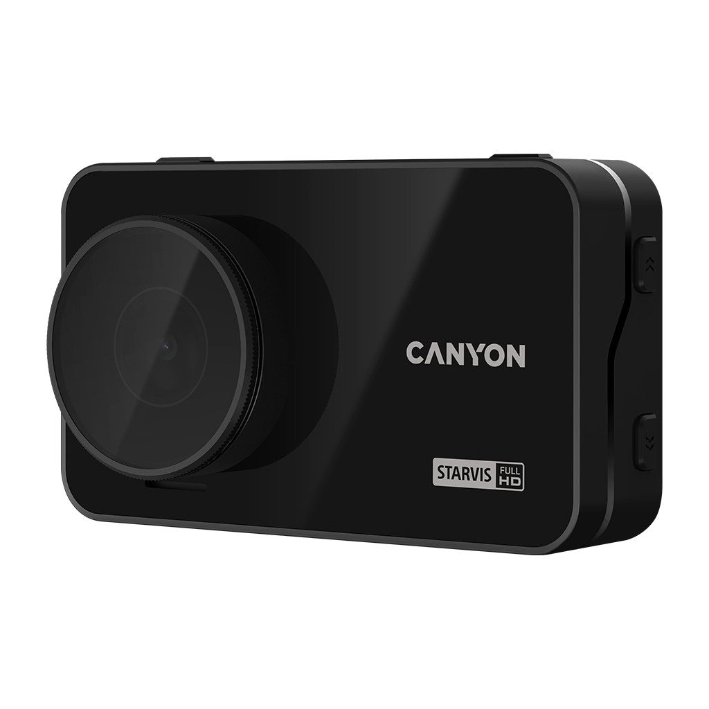 CANYON car recorder DVR10GPS FullHD 1080p Wi-Fi GPS Black