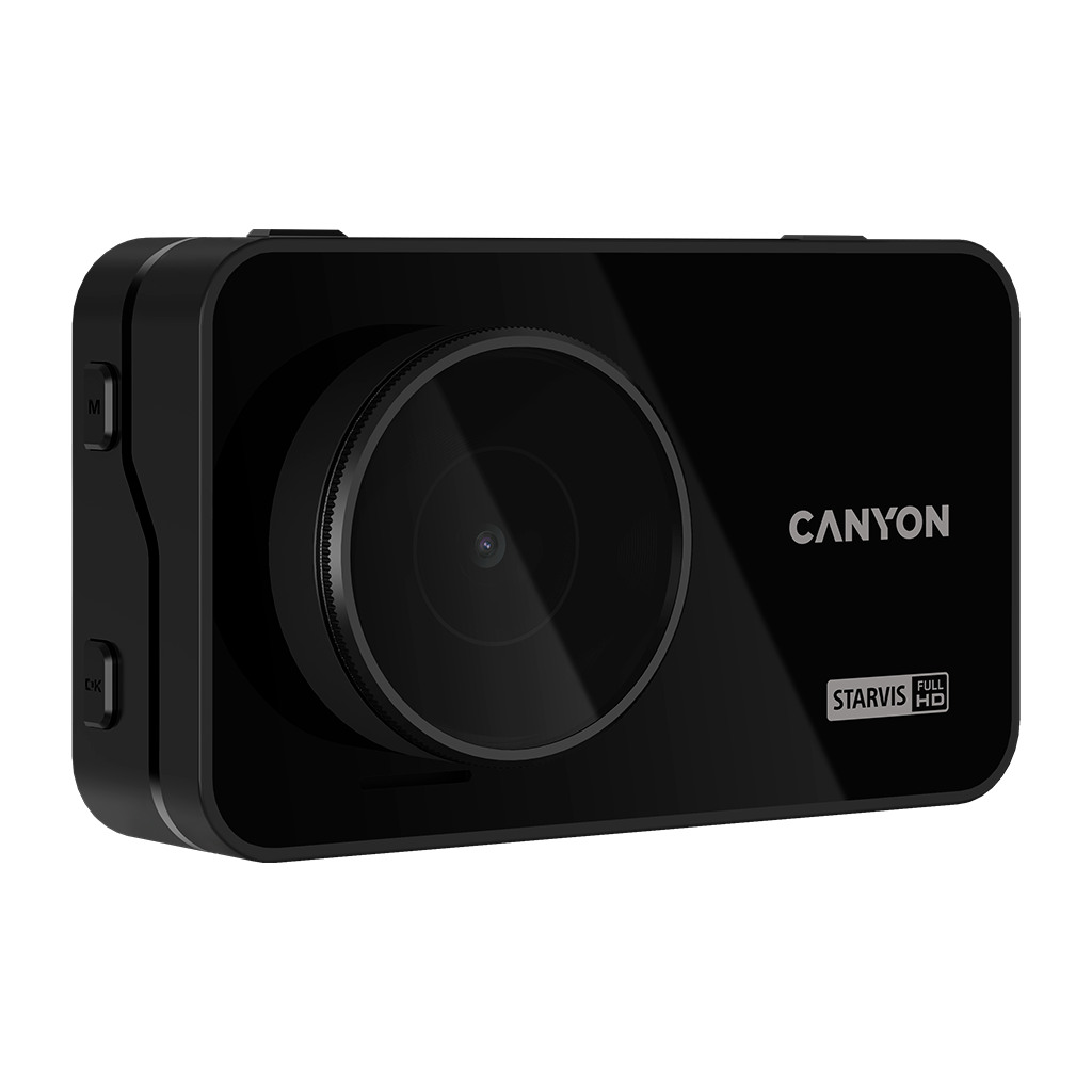 CANYON car recorder DVR10GPS FullHD 1080p Wi-Fi GPS Black