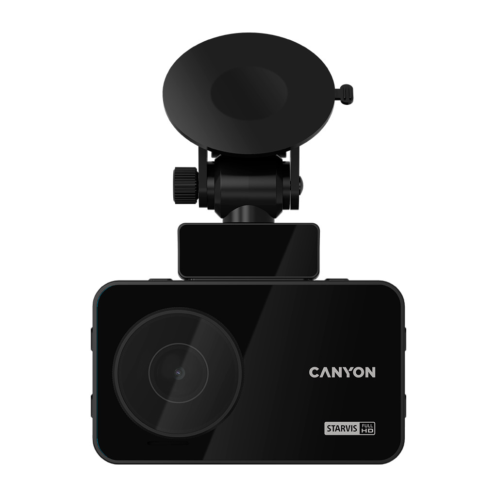 CANYON car recorder DVR10GPS FullHD 1080p Wi-Fi GPS Black