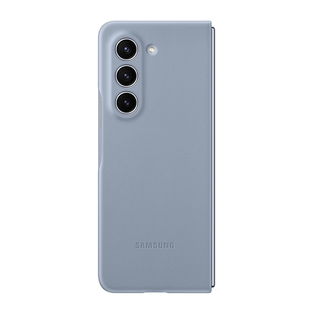 Samsung Galaxy Z Fold5 Eco-Leather Case Icy Blue - Image 3