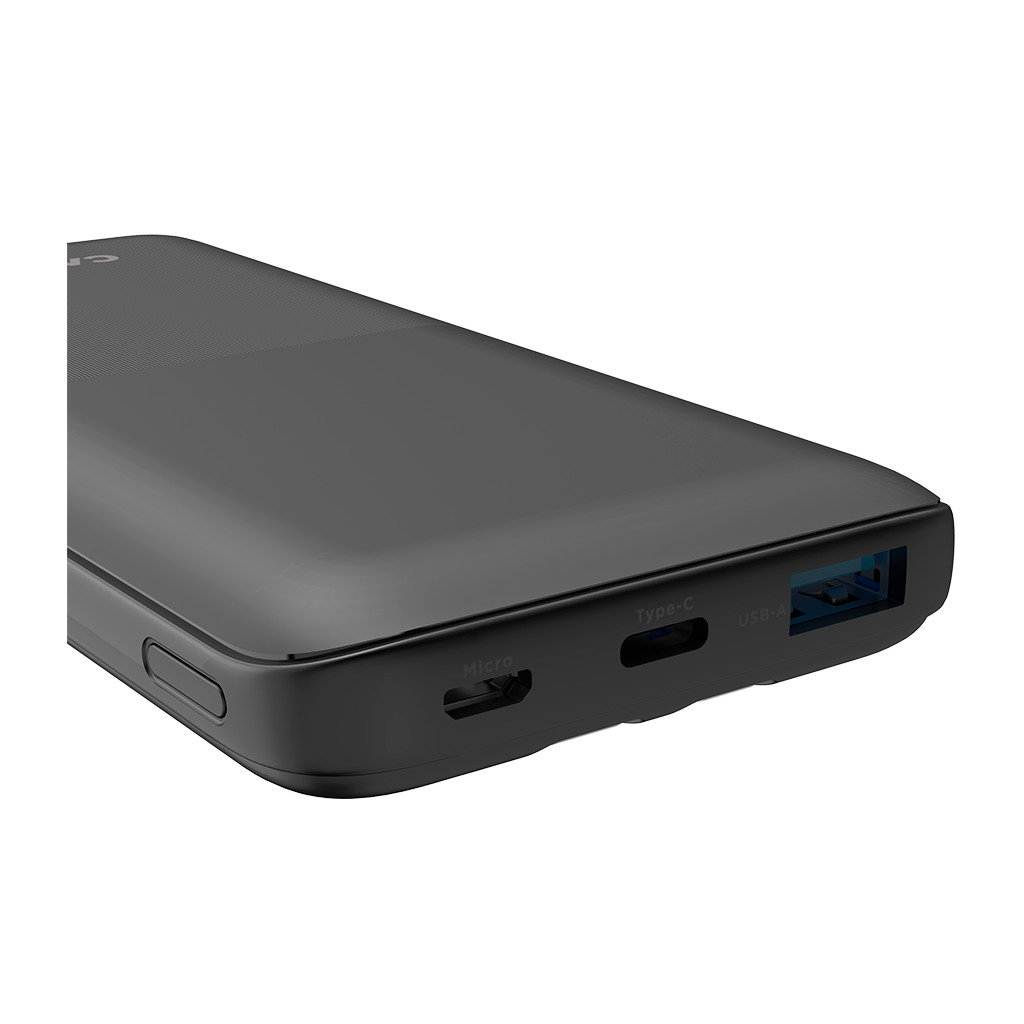 CANYON PB-1010 Power bank 10000mAh Li-pol battery with 2pcs Build-in Cable  Input:  TYPE-C: