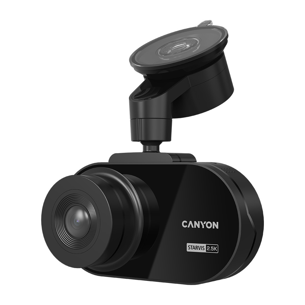 CANYON car recorder DVR25 WQHD 2.5K 1440p Wi-Fi Black