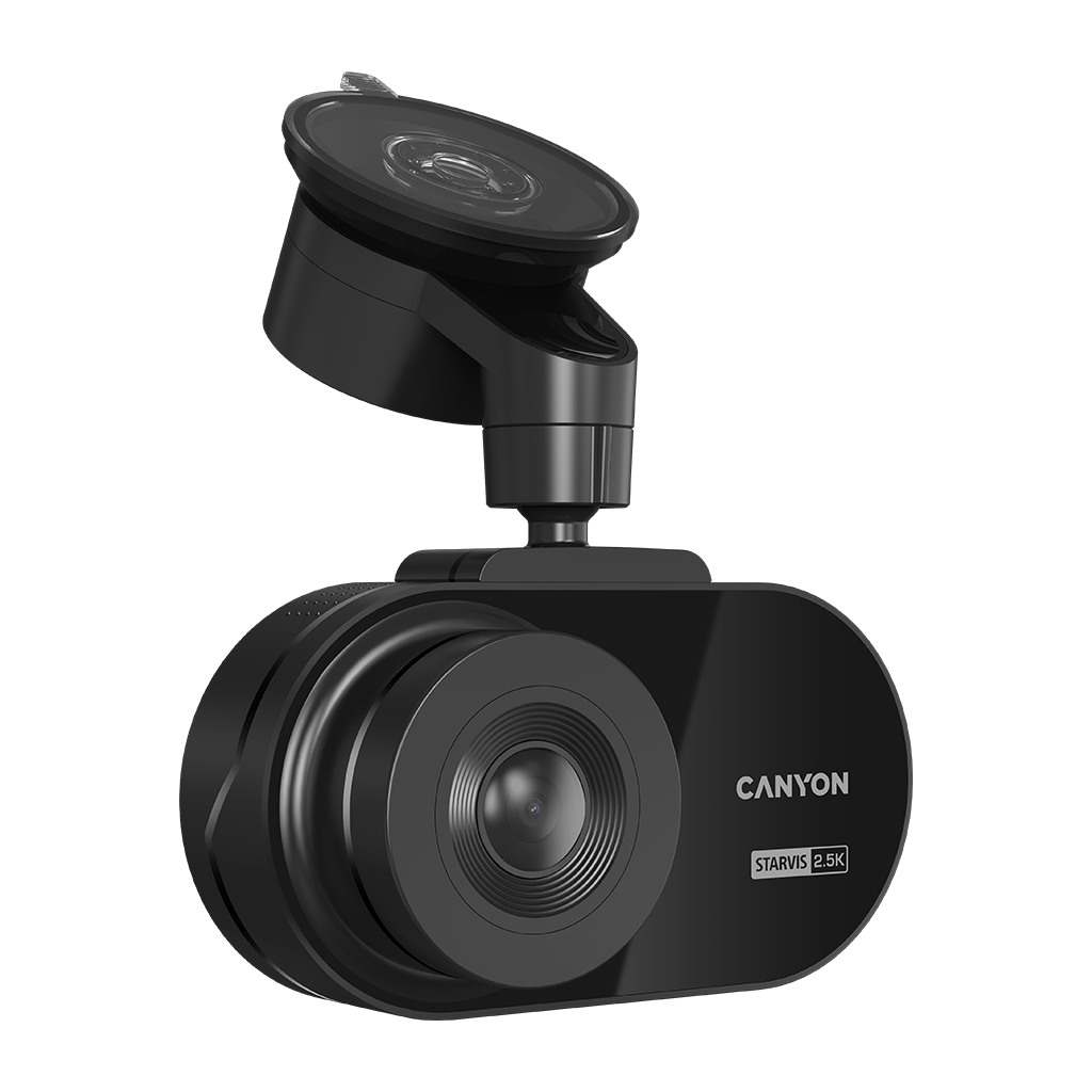 CANYON car recorder DVR25 WQHD 2.5K 1440p Wi-Fi Black