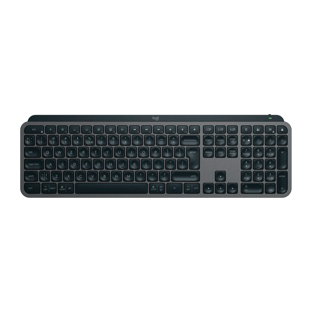 Logitech MX Keys S - Graphite - HRV-SLV - BT - INTNL-973 - Bežična, Osvijetljena, Višejezična, Ergonomska