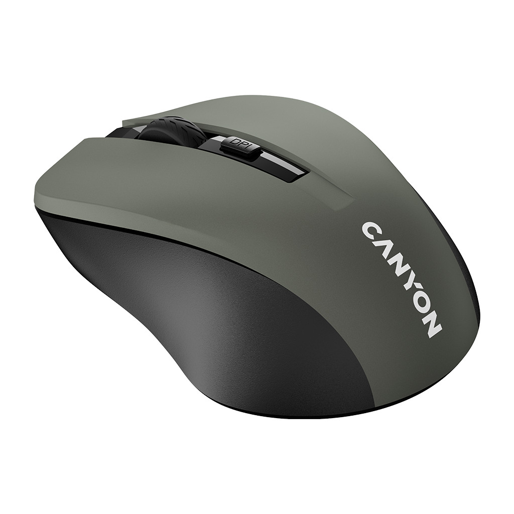 CANYON MW-1 2.4GHz wireless optical mouse with 4 buttons DPI 800/1200/1600 Gray 103.5*69.5*35mm 0.06kg - Image 2