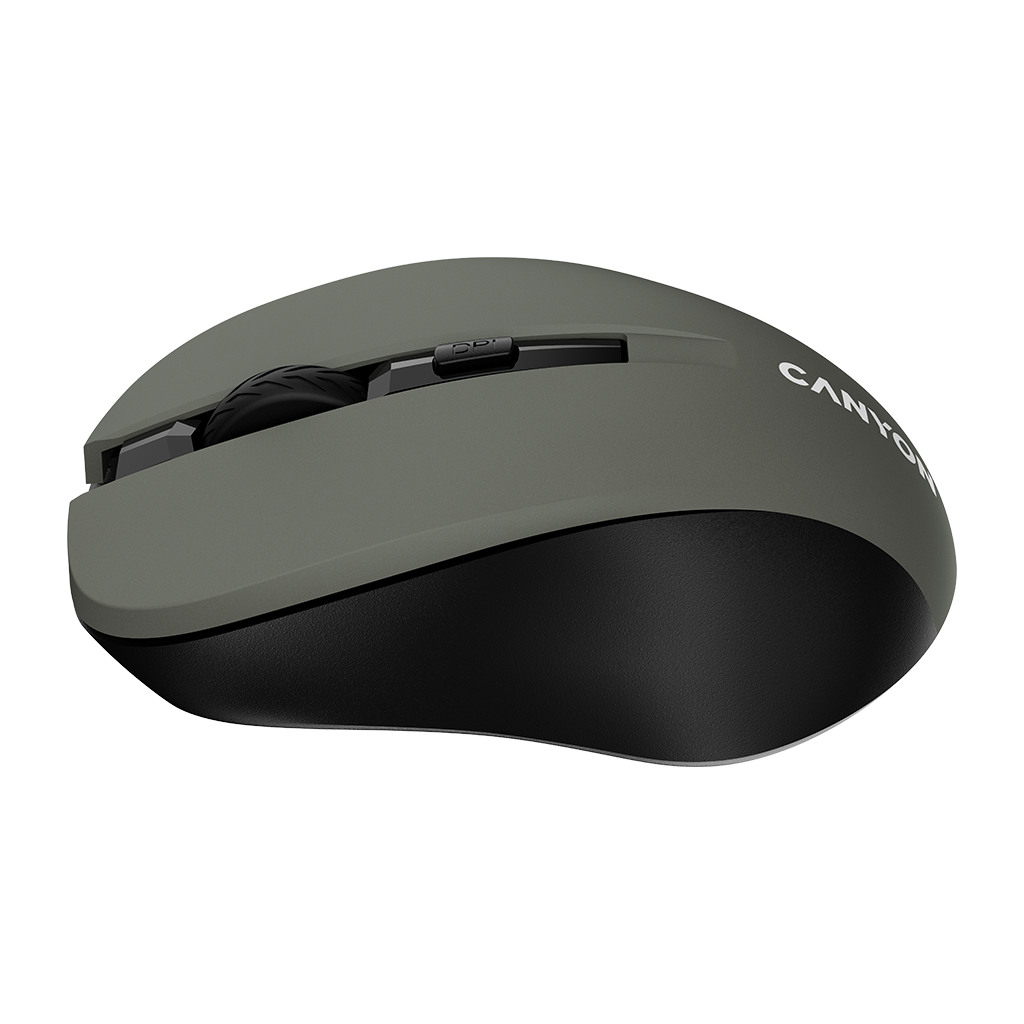 CANYON MW-1 2.4GHz wireless optical mouse with 4 buttons DPI 800/1200/1600 Gray 103.5*69.5*35mm 0.06kg - Image 4