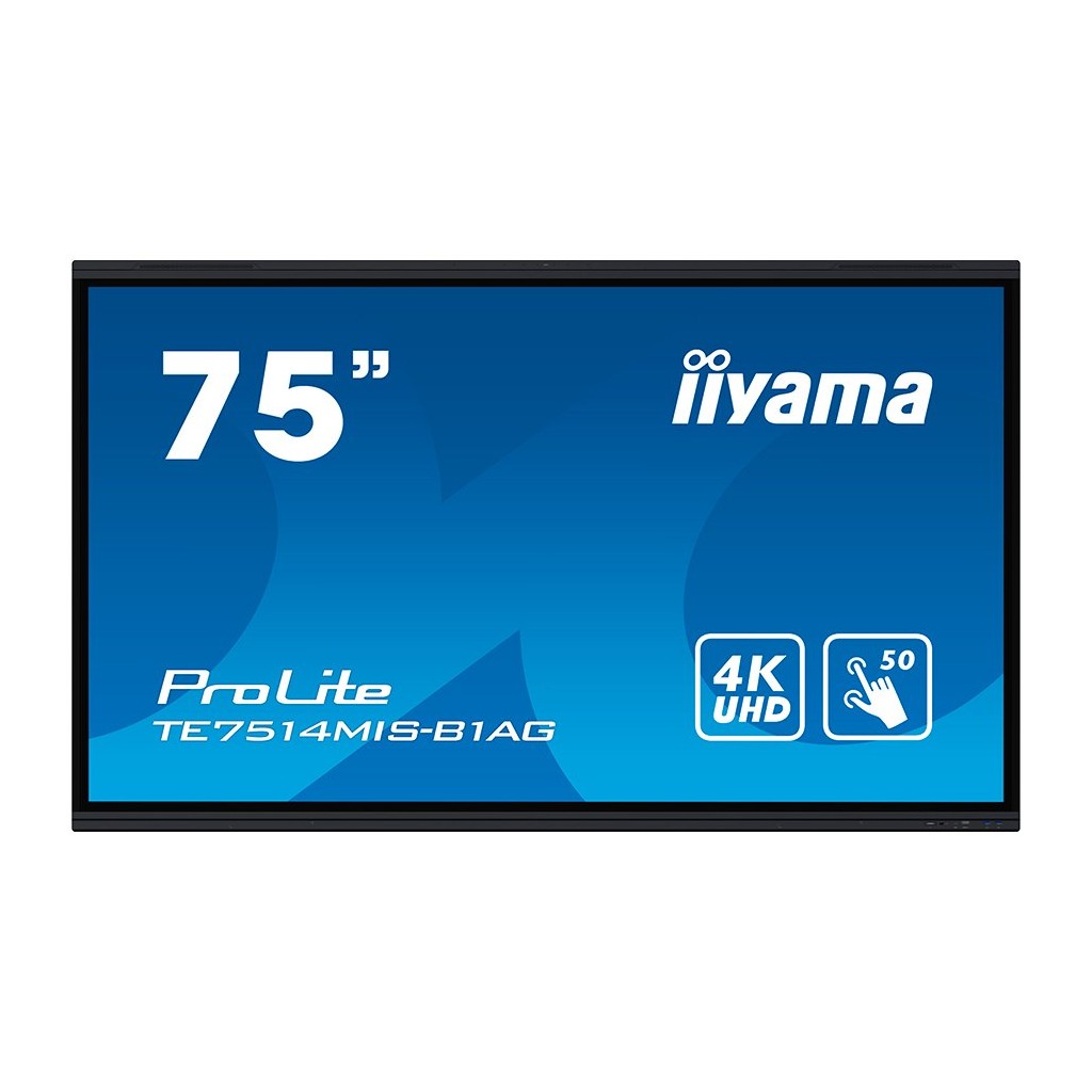 IIYAMA 75" Interaktivni Panel 4K LCD TE7514MIS-B1AG TOUCH Android 13