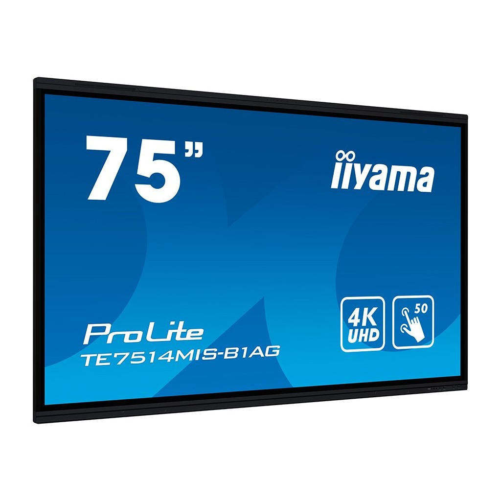 IIYAMA 75" Interaktivni Panel 4K LCD TE7514MIS-B1AG TOUCH Android 13