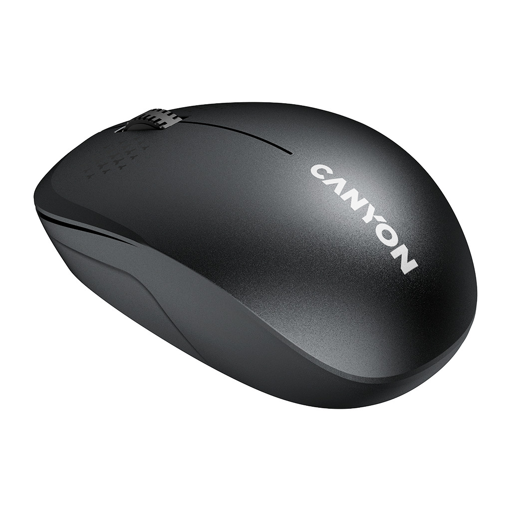 CANYON Bežični Miš 3 Dugmeta Crni - Bluetooth 5.0, Ergonomski Dizajn, Tihi Klikovi, 1600 DPI - Image 5