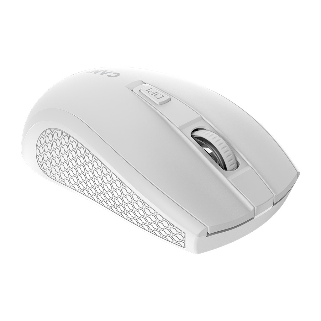 CANYON MW-7 2.4Ghz wireless mouse 6 buttons DPI 800/1200/1600 with 1 AA battery size 110*60*37mm58gwhite - Image 3