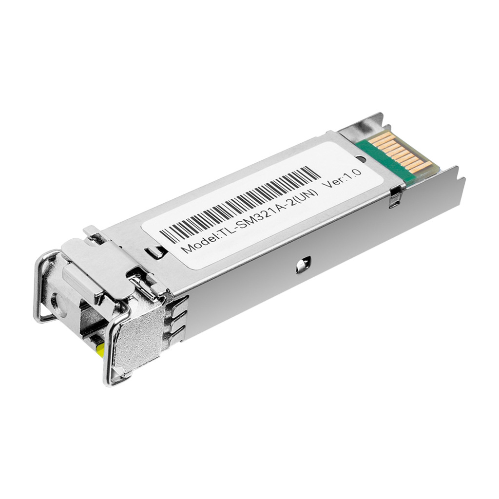 TP-Link TL-SM321A 1000Base-BX WDM Bi-Directional SFP Module LC connector TX:1550nm/RX:1310nm single-mode 20km Supports Digital Diagnostic