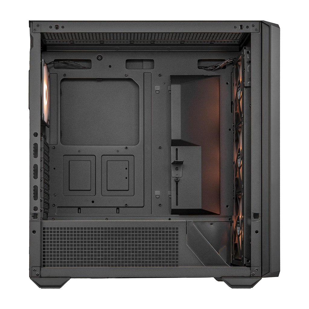 COUGAR MX600 Crno PC Kućište - Mid Tower / Mrežasti Prednji Panel / Zračno Hlađenje / Moderan Dizajn