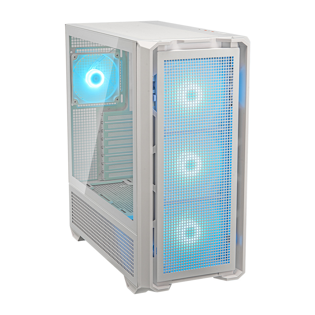 COUGAR | MX600 White | PC Case | Mid Tower / Mesh Front Panel /