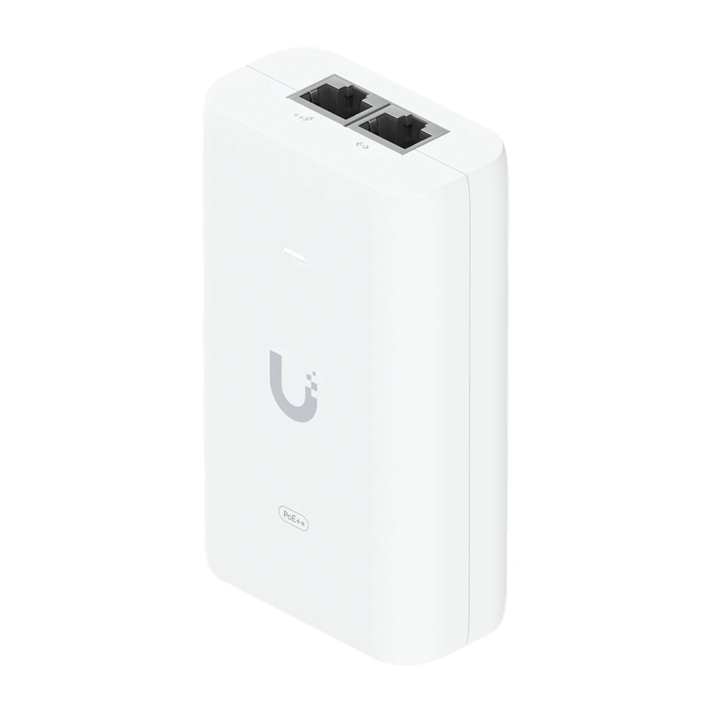 UBIQUITI PoE++ Adapter, Do 60W PoE++, Zaštita od Prenapona i Preopterećenja U-POE-PLUS_PLUS-EU