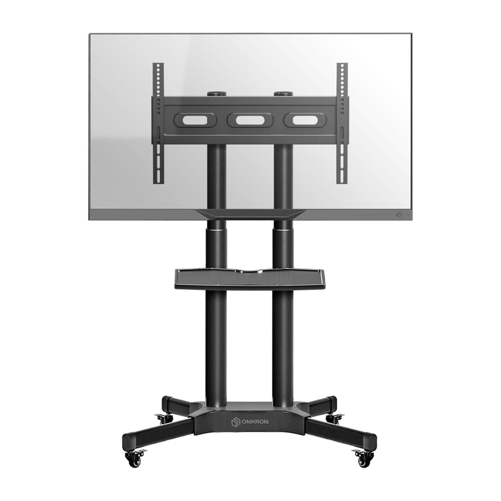 ONKRON Mobile TV Stand Rolling TV Cart for 40 to 65 Inch LCD LED TV