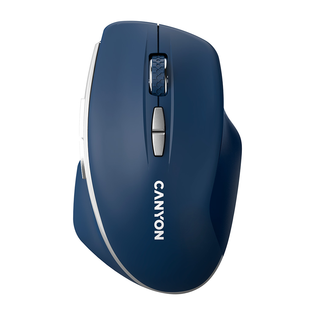 CANYON MW-21 2.4 GHz  Wireless mouse with 7 buttons DPI 800/1200/1600 Battery: AAA*2pcsBlue72*117*41mm 0.075kg