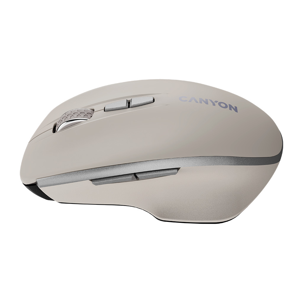 CANYON MW-21 2.4 GHz Wireless mouse with 7 buttons DPI 800/1200/1600 Battery: AAA*2pcsCosmic Latte72*117*41mm 0.075kg - Image 2