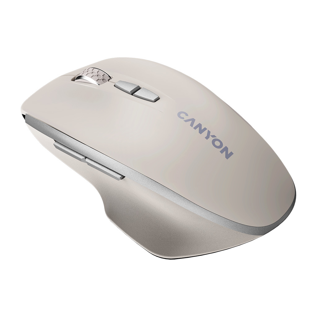 CANYON MW-21 2.4 GHz Wireless mouse with 7 buttons DPI 800/1200/1600 Battery: AAA*2pcsCosmic Latte72*117*41mm 0.075kg - Image 3