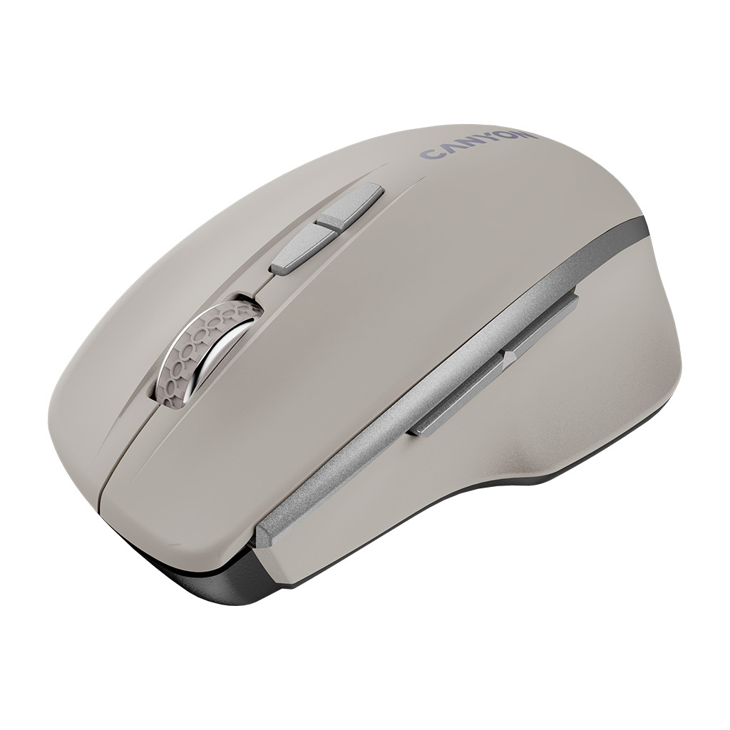 CANYON MW-21 2.4 GHz Wireless mouse with 7 buttons DPI 800/1200/1600 Battery: AAA*2pcsCosmic Latte72*117*41mm 0.075kg - Image 4