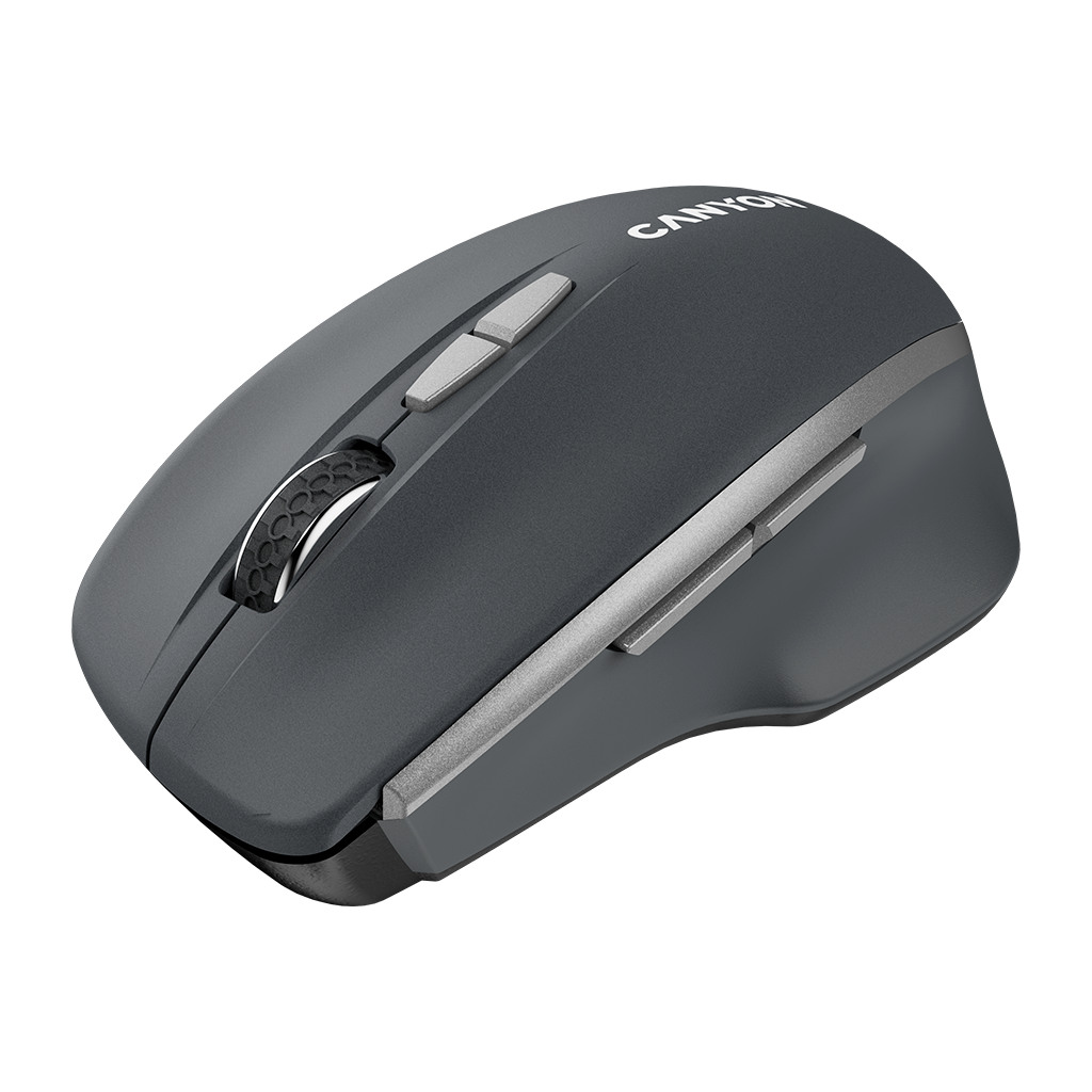 CANYON MW-21 2.4 GHz Wireless mousewith 7 buttons DPI 800/1200/1600 Battery:AAA*2pcsDark gray72*117*41mm 0.075kg - Image 3