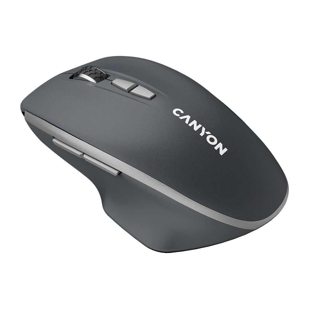 CANYON MW-21 2.4 GHz Wireless mousewith 7 buttons DPI 800/1200/1600 Battery:AAA*2pcsDark gray72*117*41mm 0.075kg - Image 4