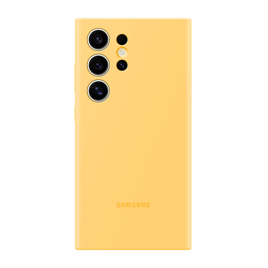 Samsung Galaxy S24 Ultra Silicone Case Yellow