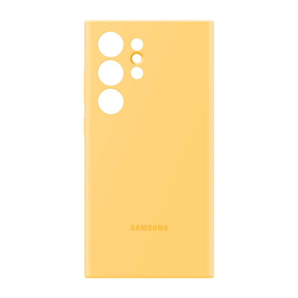 Samsung Galaxy S24 Ultra Silicone Case Yellow - Image 2