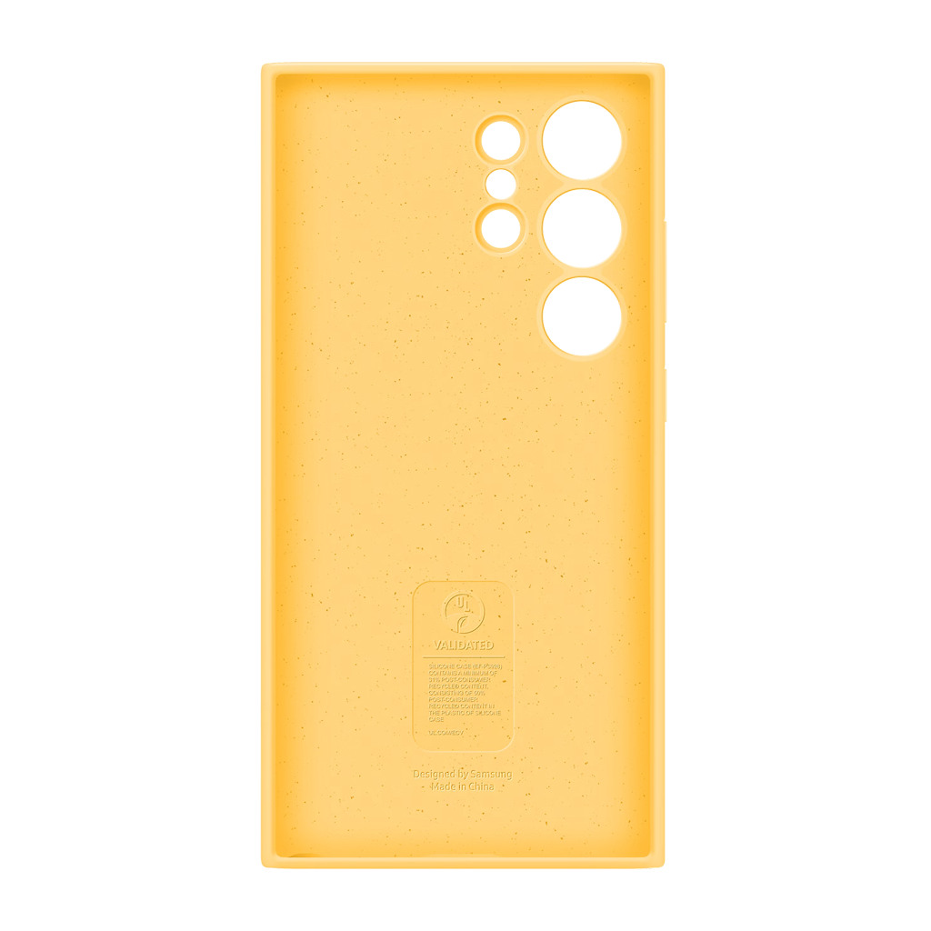 Samsung Galaxy S24 Ultra Silicone Case Yellow - Image 3