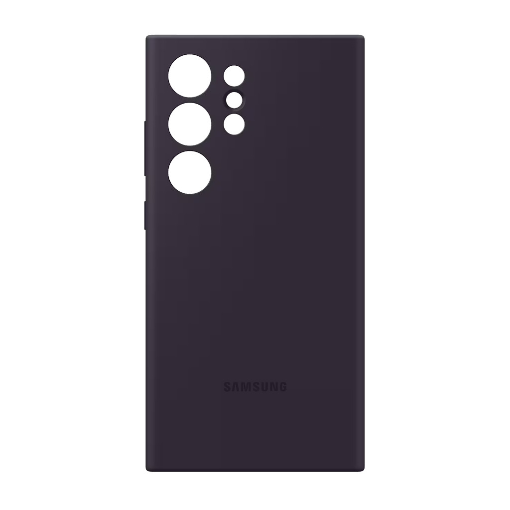 Samsung Galaxy S24 Ultra Silicone Case Dark Violet - Image 2