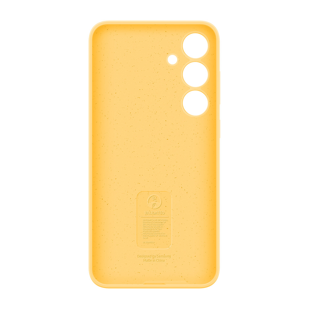 Samsung Galaxy S24+ Silicone Case Yellow - Image 3