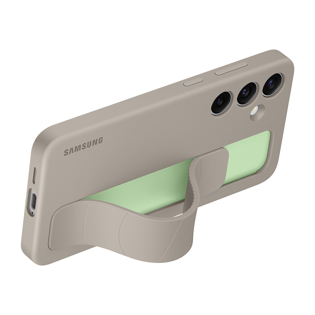 Samsung Galaxy S24+ Standing Grip Case Taupe - Image 2